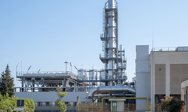 Dettaglio della centrale termoelettrica di Tor di Valle