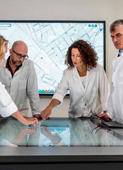 Group of people working