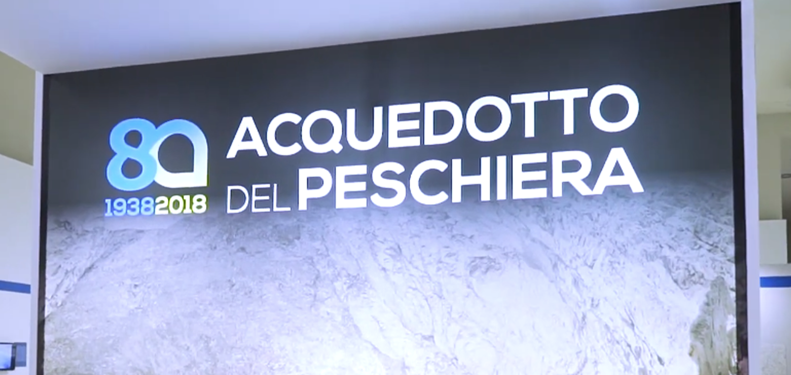 Cover of the video of the event - Exhibition 80 years of Peschiera Aqueduct - Palaexpo