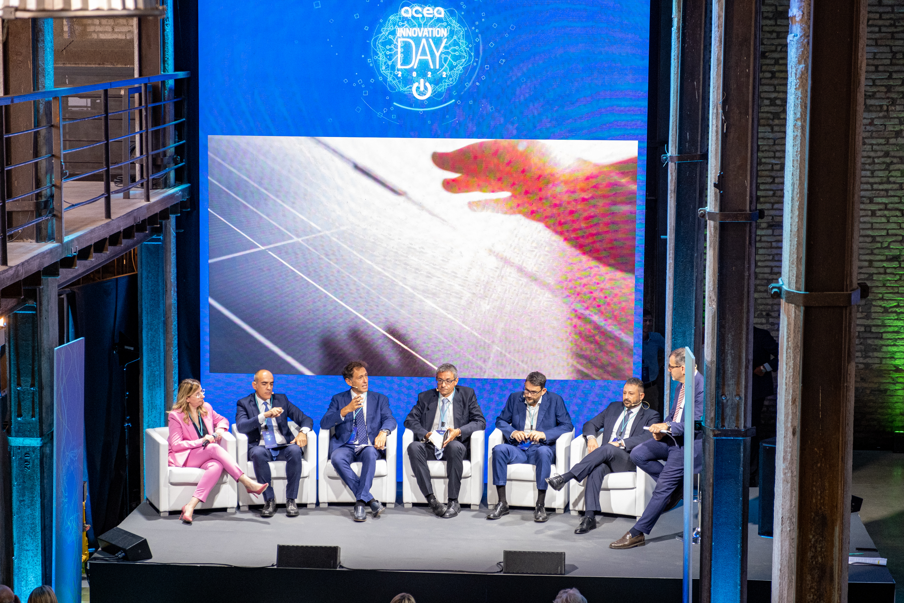 foto durante una delle conferenze della tappa finale dell'Acea Innovation Tour a Roma