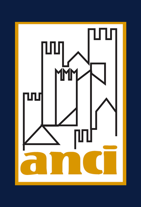 logo assemblea anci composto da un castello stilizzato e la scritta anci
