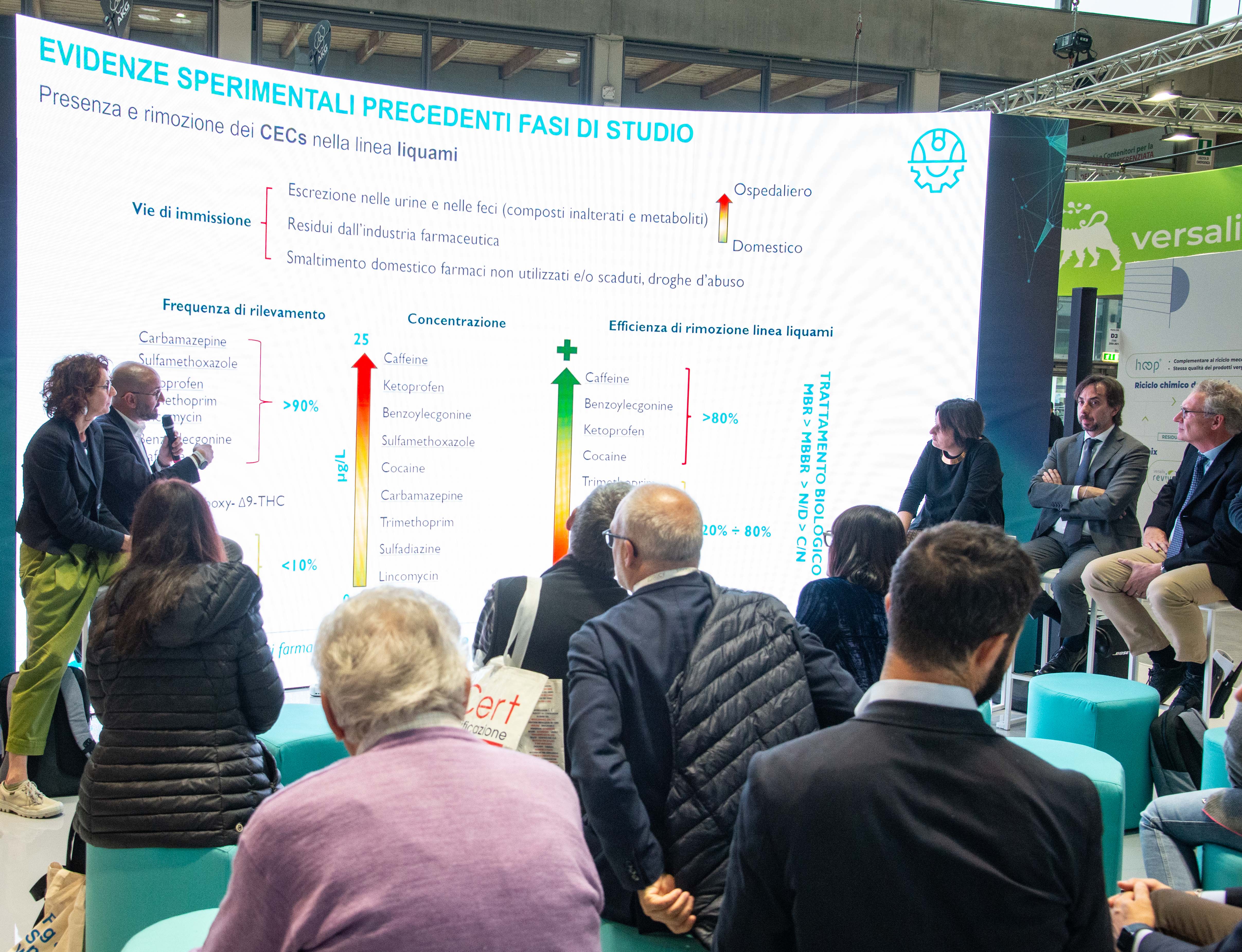 persone che assistono ad una conferenza acea