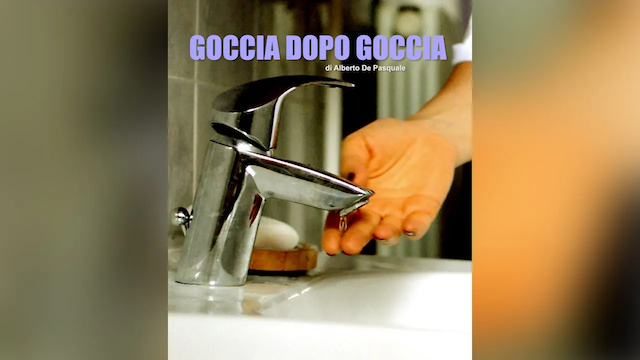copertina del cortometraggio Goccia di pioggia di Alberto de Pasquale