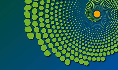 Logo del meeting di Rimini, formato da una spirale di cerchi