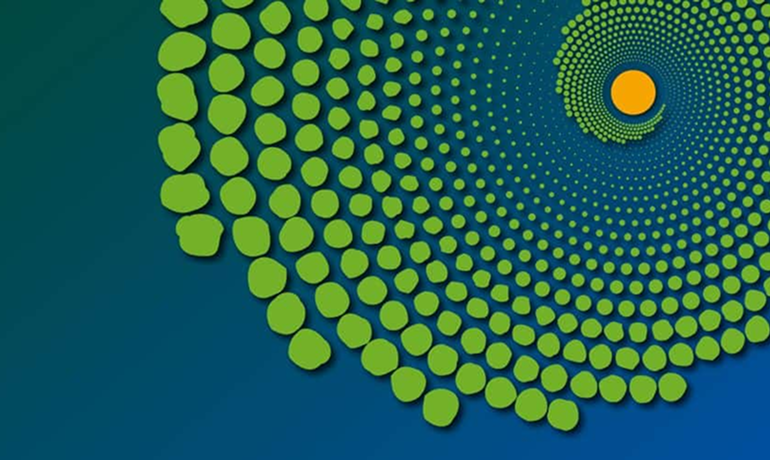 logo of the Rimini meeting, formed by a spiral of circles
