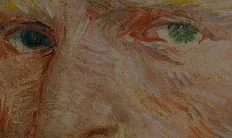 porzione del celebre quadro del ritratto di van gogh