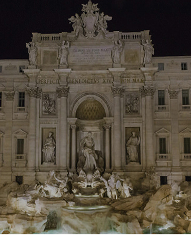 alimentazione della Fontana di Trevi
