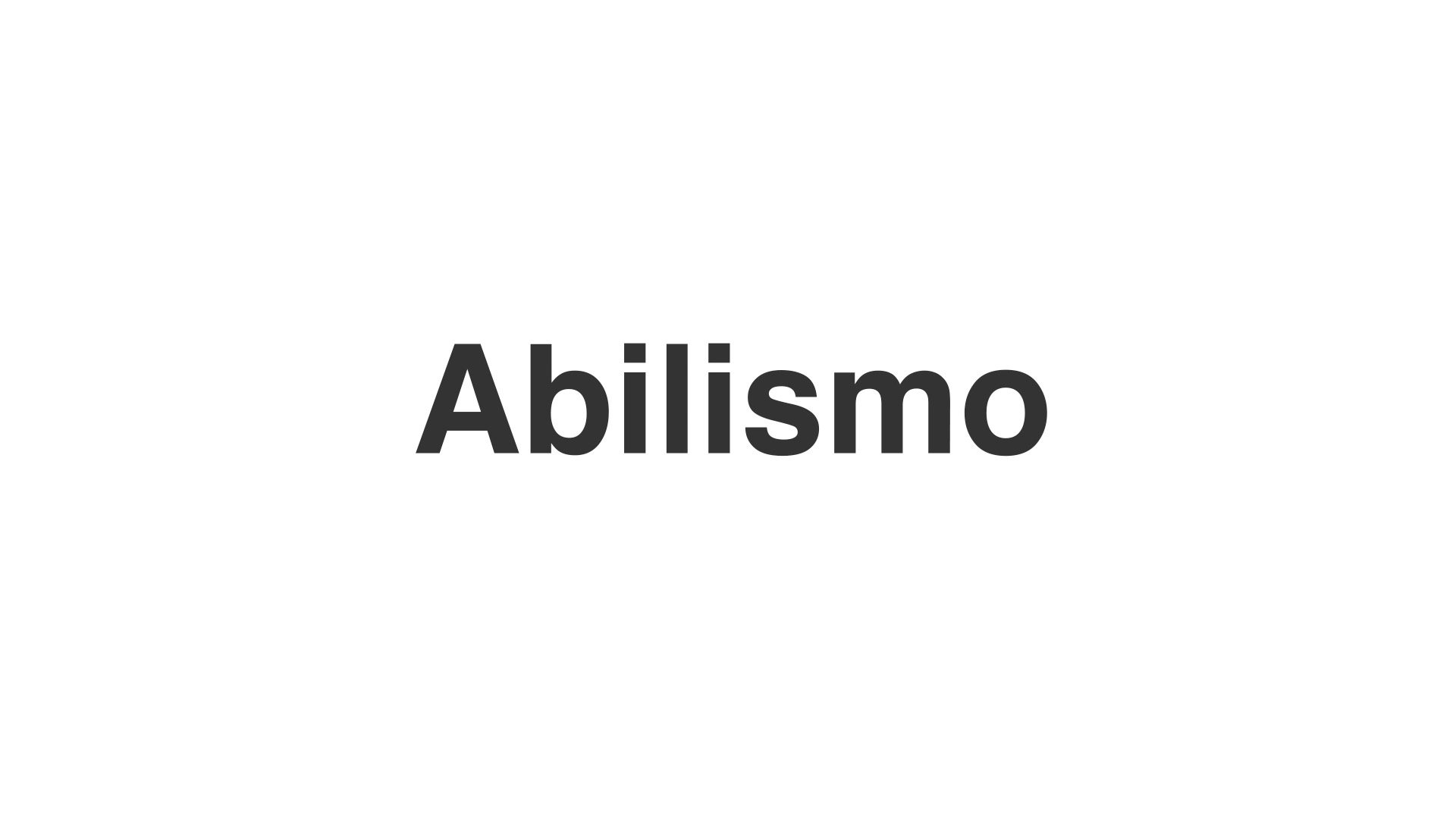 Abilismo
