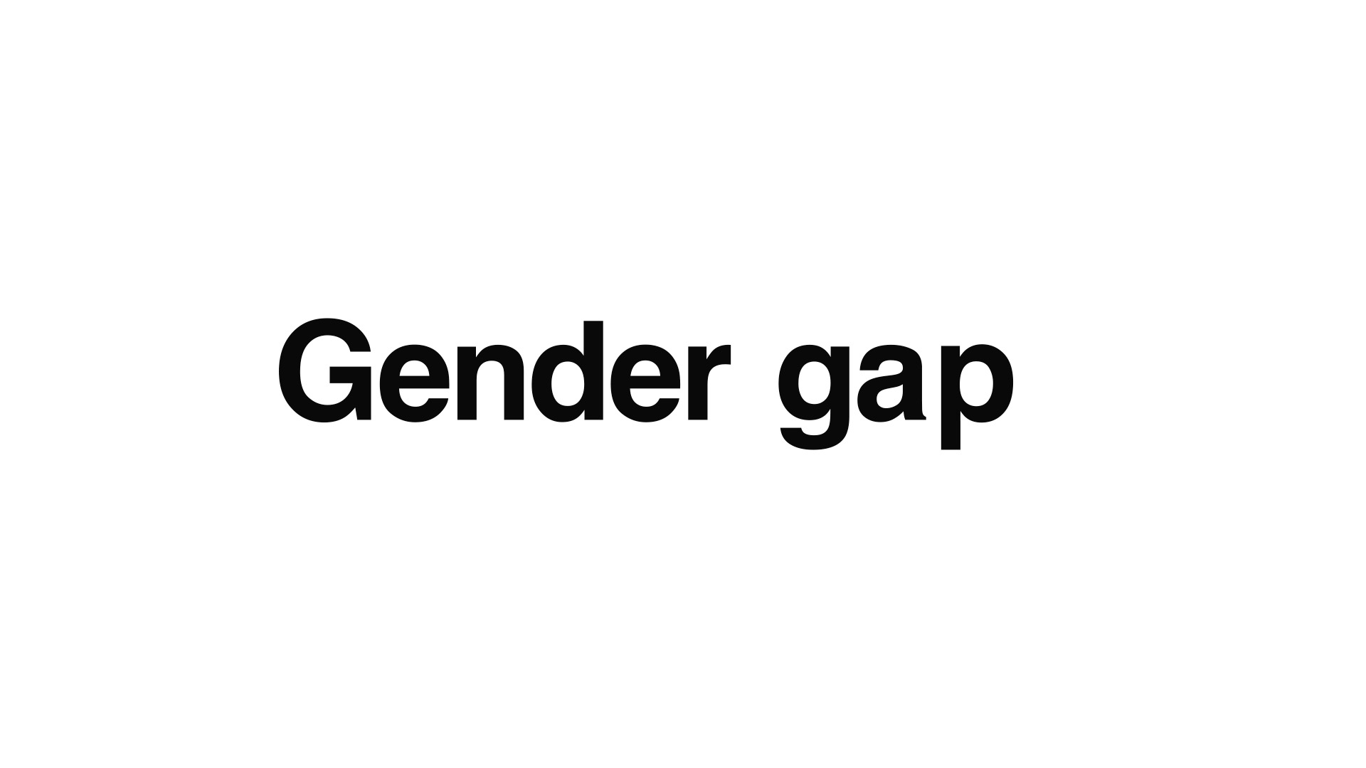 Gender Gap